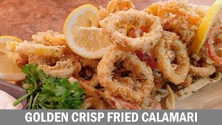 How To Make Crispy Fried Calamari *Golden*