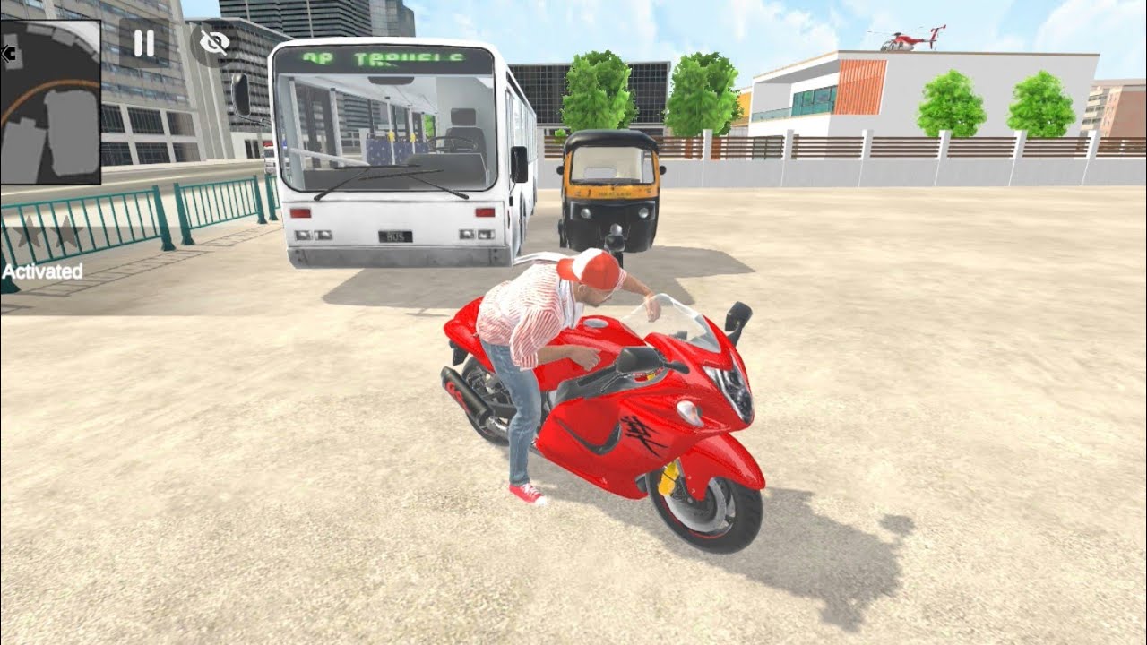 I bought 🥶a new buse and auto rickshaw 🛺 & Parkerd new area 😱in Indian theft auto 😍