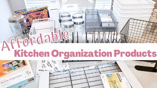 AFFORDABLE KITCHEN ORGANIZATION PRODUCTS 2021 | BUDGET-FRIENDLY KITCHEN ORGANIZERS | LIFE WITH LIZ