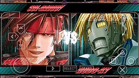 [PPSSPP]Guilty Gear XX Accent Core Plus Gameplay