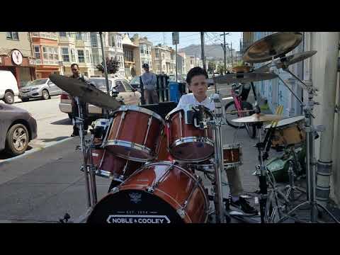 David Street Drummer In San Francisco 2017 