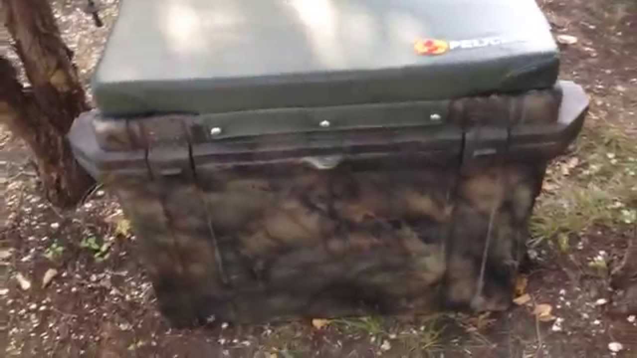 camo pelican cooler