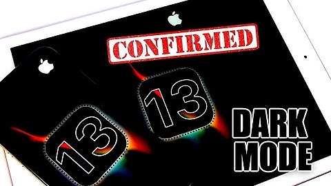 iOS 13 DARK MODE CONFIRMED & New iPadOS ?