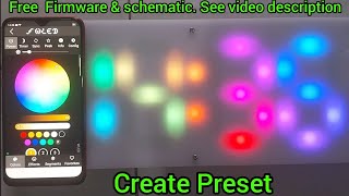 WLED CLOCK ESP8266 WS2812B || 1 pixel segment || Free Firmware screenshot 1