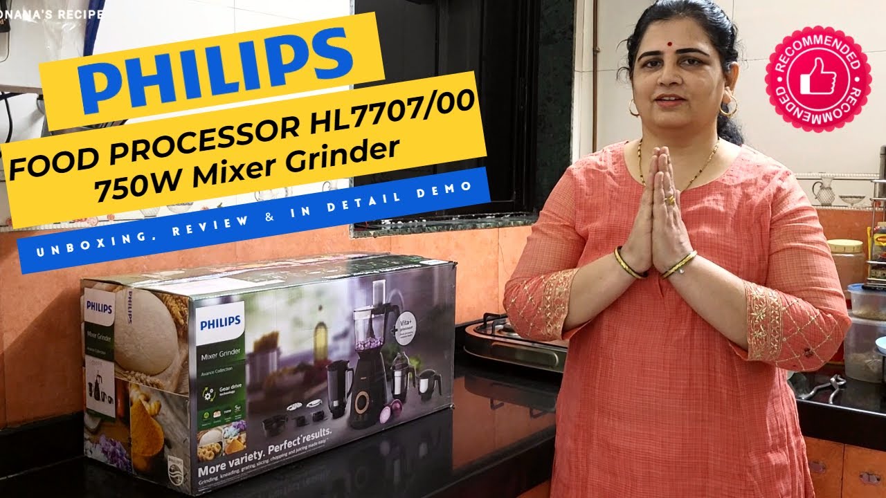 Phillips Grinder HL 7707 Full Demo | Unboxing & Review YouTube