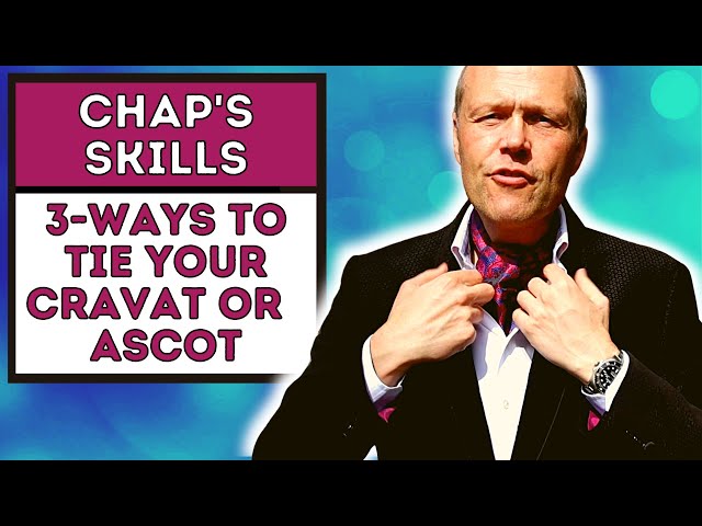 How To Tie An Ascot – redrO