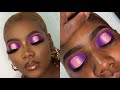 Glitter Halo Eyeshadow | Client makeup Tutorial