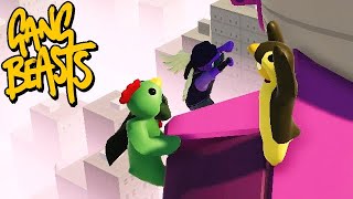 GANG BEASTS - I'll Help You But Let Me Stretch First [Melee] - Xbox One Gameplay