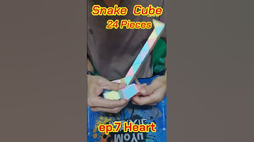 Snake Cube (24 Pieces) ep.7 Heart