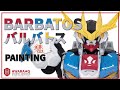 Barbatos bust gundam plamodel painting_발바토스 흉상 건프라 도색_カルラ_ガンプラ_桃色