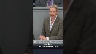 Alice Weidel kritisiert deutschen Atomausstieg #shorts