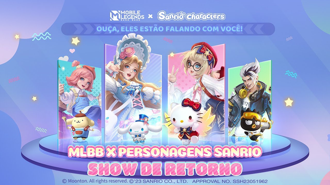 Skins da Colaboração MLBB x Personagens Sanrio, Show de Retorno