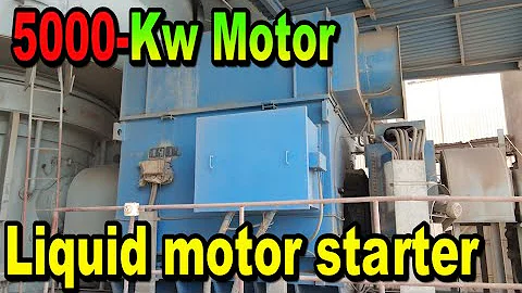Liquid resistance motor starter. Liquid rheostat i...
