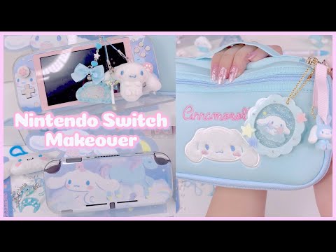 Nintendo Switch Lite Makeover - Cinnamoroll theme