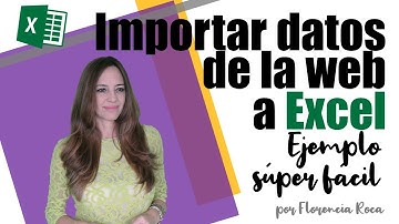 💖Importar datos de la web a EXCEL (Súper fácil!) 🟨