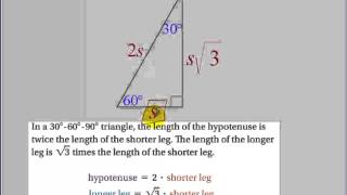 GeoTrig - Week 13 - 8-2 Special Right Triangles