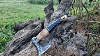 Viking Throwing axe | God of the war axe | Viking axe | Double sided axe | @SARCUTLERY #axes #viral