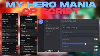 My Hero Mania Script Pastebin