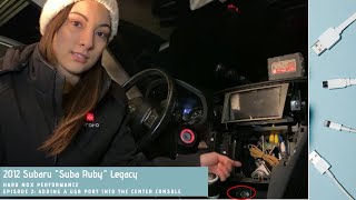 2012 Subaru Legacy "Suba Ruby" Gets a USB Port | Hard NOx Performance Ep.2 |