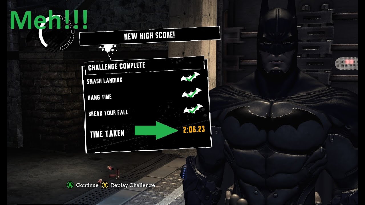 Batman Arkham Asylum Part 49 Survival Tactics Challenge YouTube