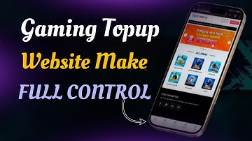 High Quality Php Gaming Topup Website Make | Full Control Video | Rx Earn Cash