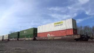 Railfanning - NS 9575 & NS 8797 & NS 9920 - Chesterton, IN (4-1-17)