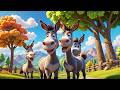 "3D Donkey Finger Family Song: Fun and Educational Rhymes for Kids! 🐴🎶"