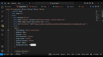 Build a Croppie.js Image Cropper Editor With Live Preview in Browser Using HTML CSS & Javascript