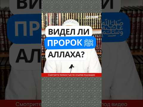 1.7 Видел ли Пророк ﷺ Всевышнего Аллаха? #Shorts Ринат Абу Мухаммад