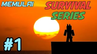 Survival series pertama||Minecraft pocket edition||