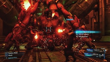 Final Fantasy 7 Remake - Scorpion Sentinel Boss Fight