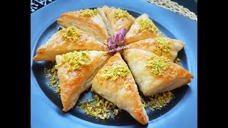 بمكونين بس👌تعالو نعمل أطيب وأسهل حلى لرمضان⭐🌛حلى الوربات السريع🏃‍♀️لذيذ جدا 😋وبيستحق التجربة😍❤