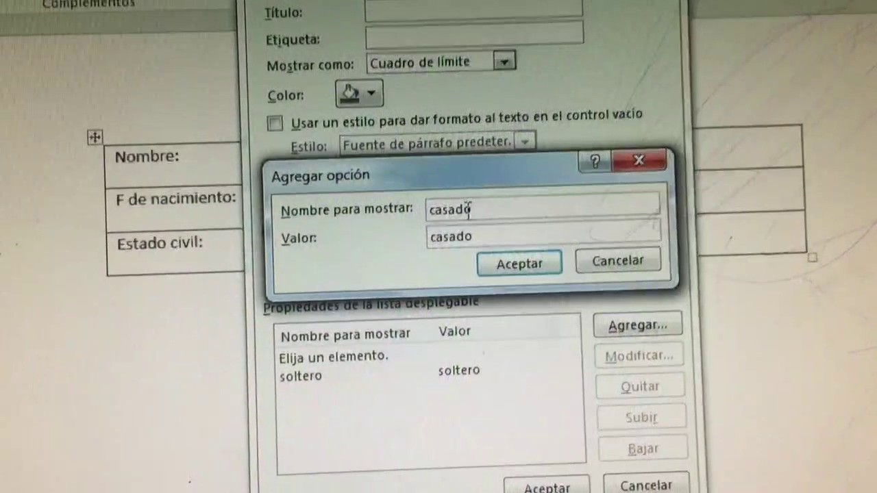 Cambios de formato en word