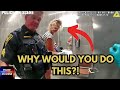 SLEEPING in the Airport Bathroom after a flight goes VERY WRONG!