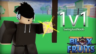 Blox Fruit 1v1 With SwingJustNoob...INTENSE!!!