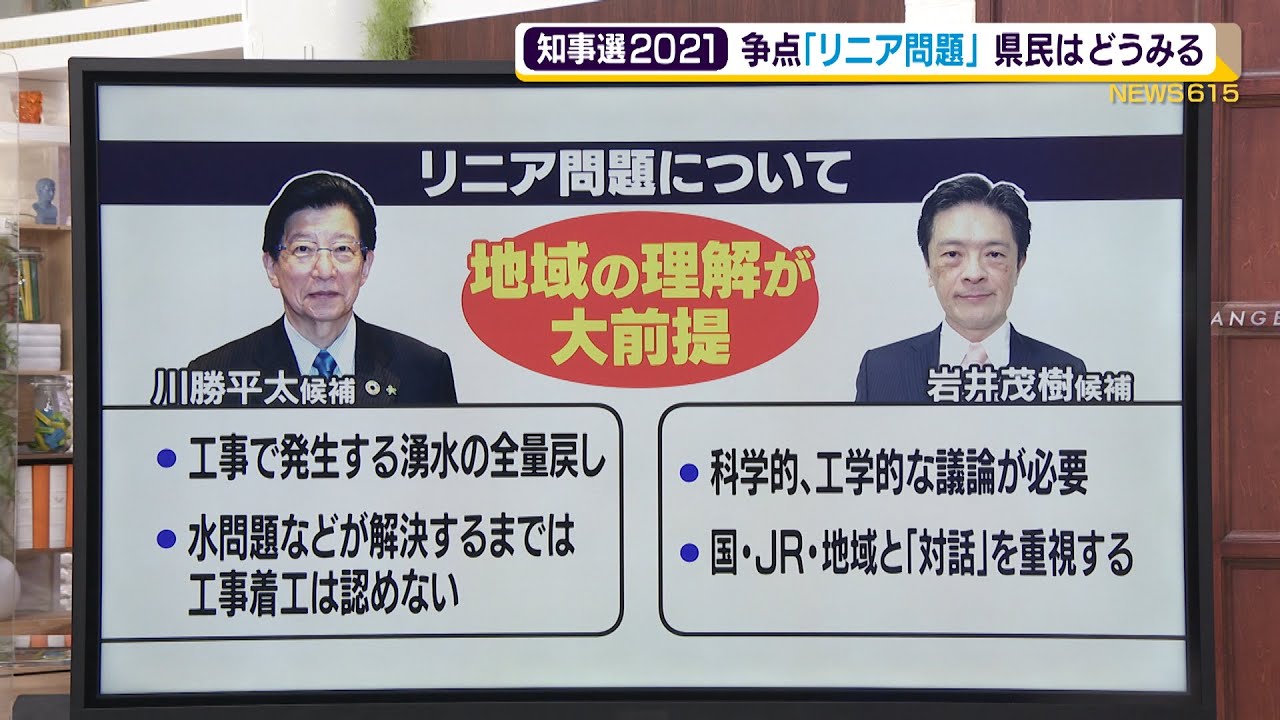 静岡県知事選21 争点 リニア問題 県民はどうみる Youtube