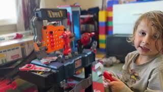 Deshara Kids 2 in 1 Tool Box / Work Bench Set Review!- Let Sterling Play