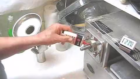 Oiling the front motor shaft seal on a Norwalk or WHF juicer- An alternate method