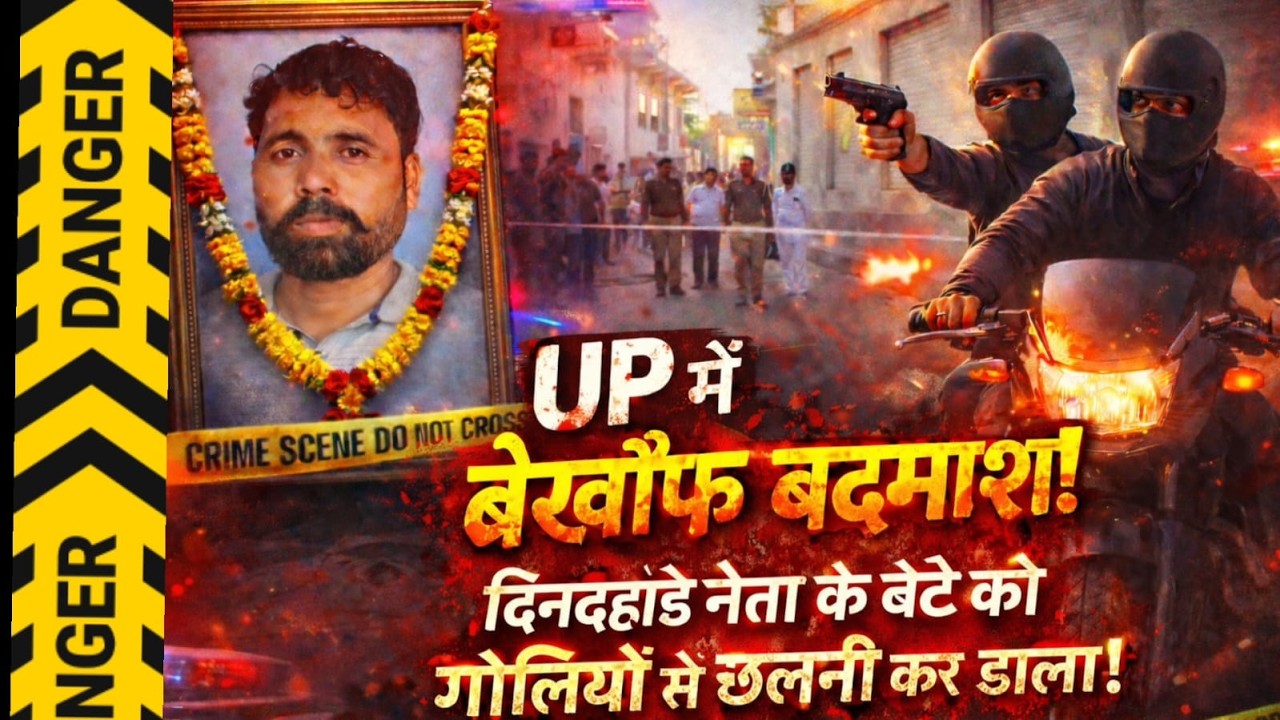Jhansi News : UP में बेखौफ बदमाश ! दिनदहाड़े नेता के बेटे को बाइक सवार बदमाशों ने गोलियों से भूना