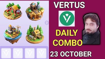23 OCTOBER VERTUS DAILY COMBO SOLVED TODAY | VERTUS DAILY COMBO |  VERTUS DAILY COMBO  23 OCTOBER