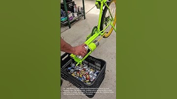 Bicycle-Powered Can Crusher: Recycling Made Easy