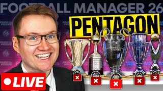 No Club. No Badges. The Pentagon Challenge Begins | FM26 LIVE #AD !Holy