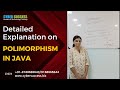 Detailed Explanation on Polymorphism in Java by Cyber Success Student. #java #coding #javatutorial