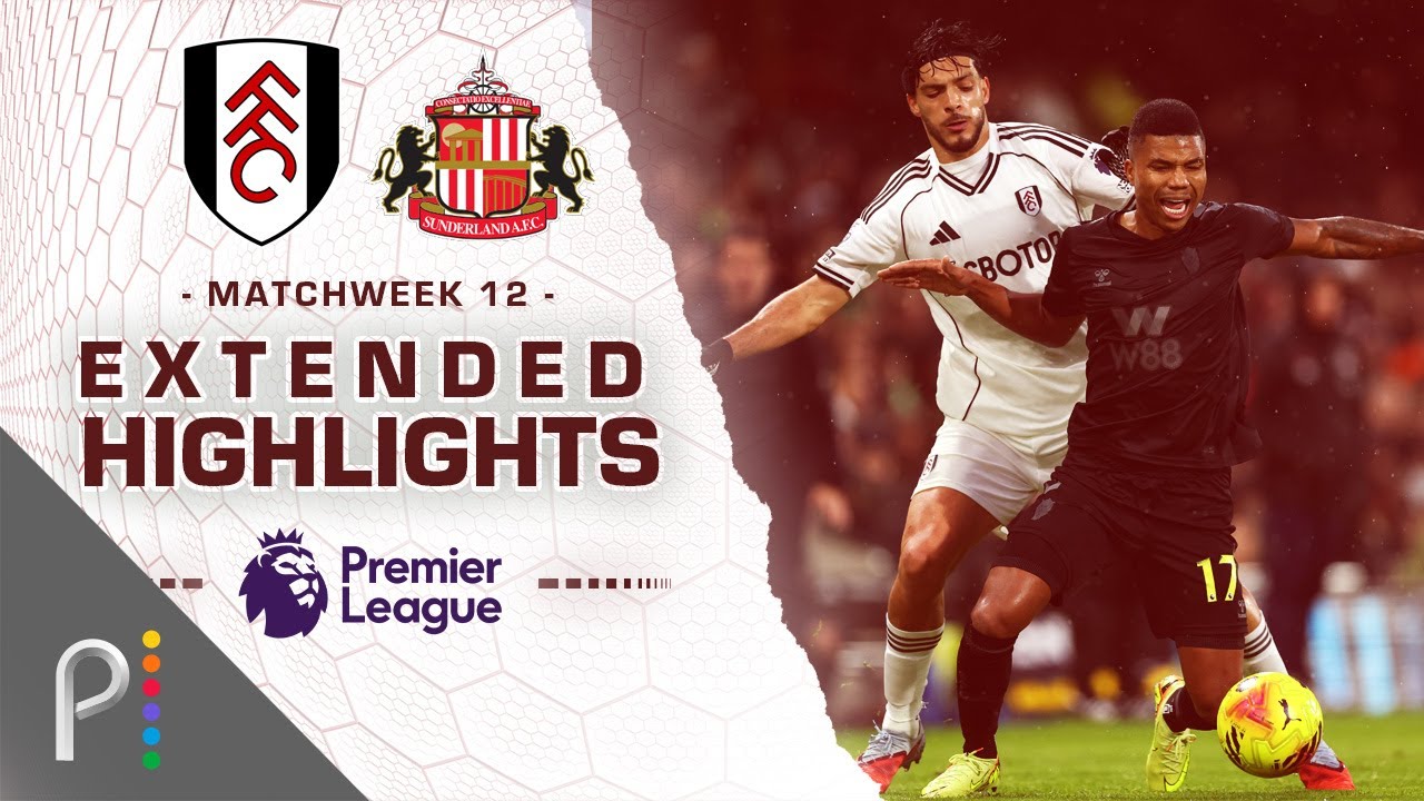 Fulham v. Sunderland | PREMIER LEAGUE HIGHLIGHTS | 11/22/2025 | NBC Sports