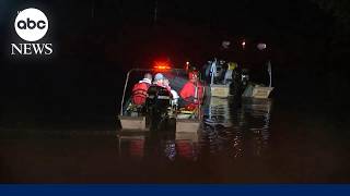 Girl missing in river tragedy as flooding rain slams Northeast