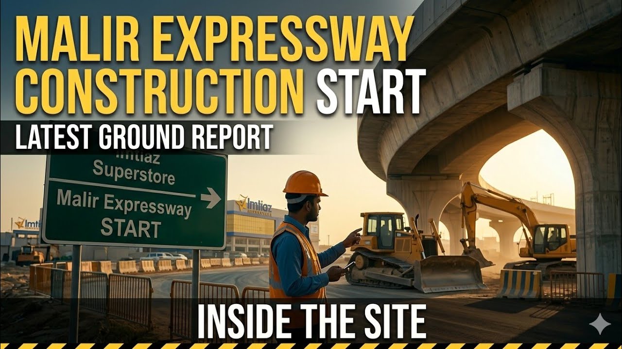 Malir R Malir Expressway Update | Starting Point Near Imtiaz Superstore ...