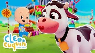La vaca Lola 🐮🎶  Canciones infantiles para bebés con Cleo y Cuquín