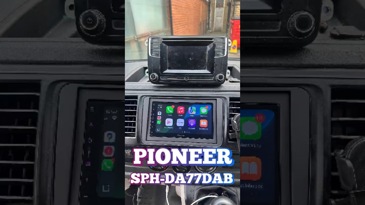 VW Transporter T6 Pioneer SPH-DA77DAB 6.8" Wireless Apple CarPlay Android Auto DAB Car Stereo