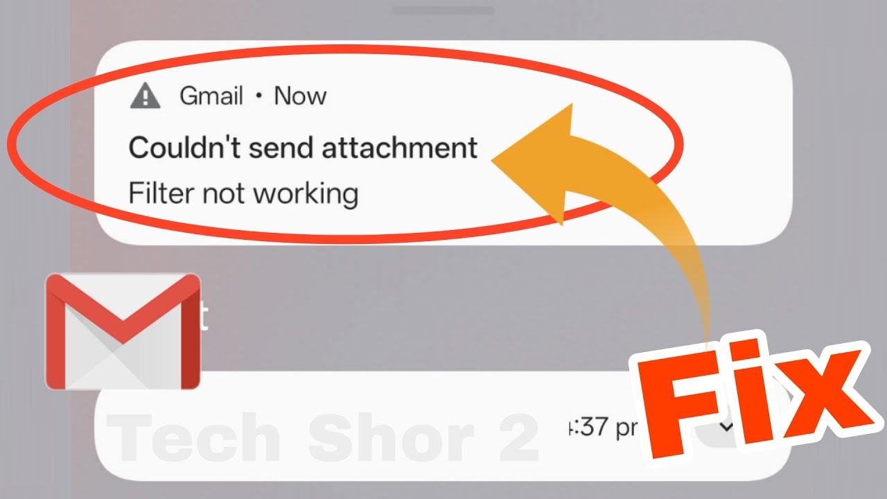 How to Fix Email Couldn't Send Attachment Problem Solve - YouTube