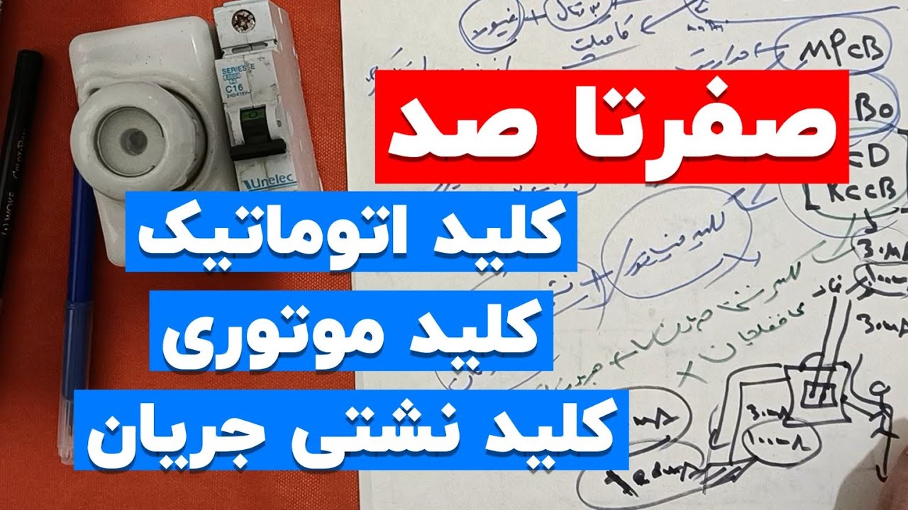 جلسه ۱۱۰: آموزش  کلیدRCBO|کلید Rcd|کلیدmccb|کلیدmccb|فیوز و کلید mpcb